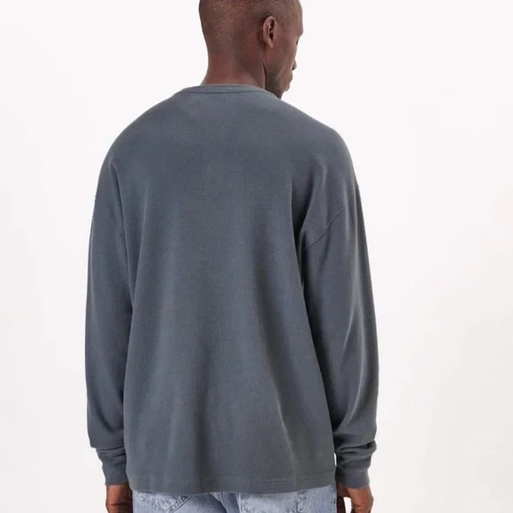 Abercrombie and Fitch Ribbed Thermal Henley size XL NWT - Picture 4 of 11